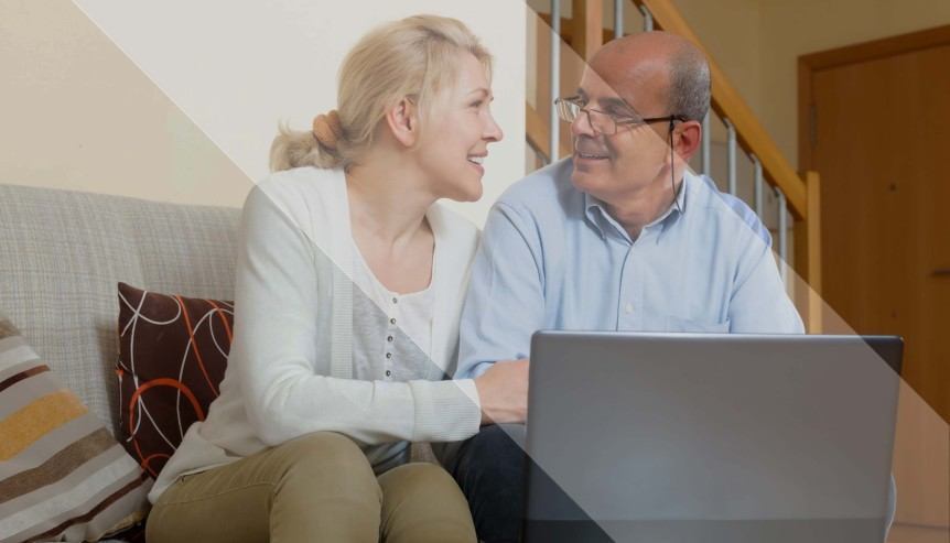 couple at computer